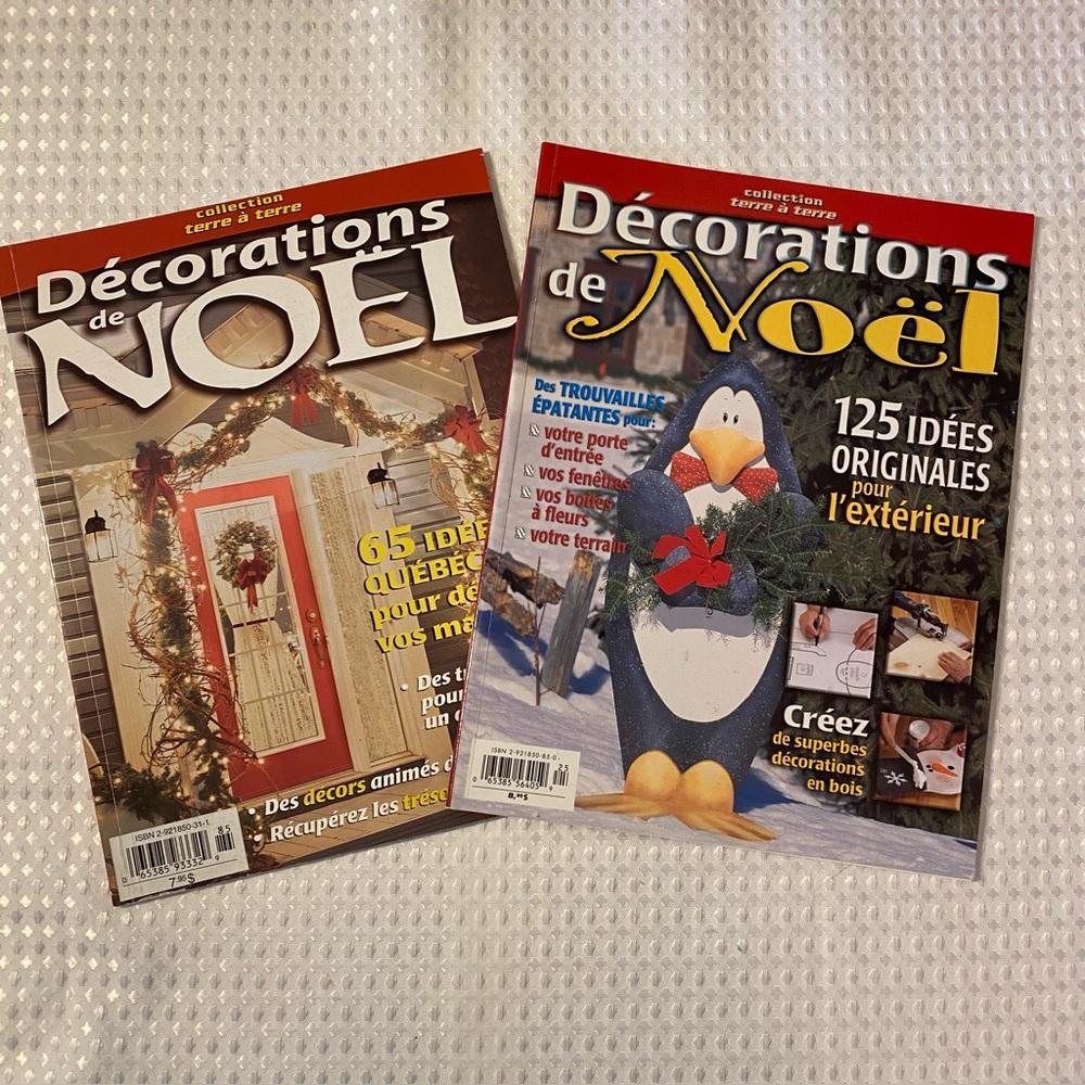 💥  2 for 12 or 4 for 20 💥 Lot of 2 Christmas Decorations Magazines
